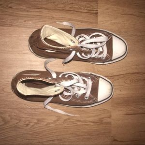 Brown Converse All Star High Tops